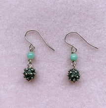 Load image into Gallery viewer, Jade and Bali Beads Earrings
